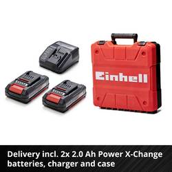 Einhell Professional TP-CD 18/50 Li BL (2x2,0Ah) aku vrtací šroubovák, 18 V, 2 Ah Li-Ion vč. nabíječky, vč. 2x aku, 4513896