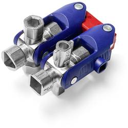Knipex 00 11 06 V04 KNIPEX 00 11 06 V04 Univerzální klíč na rozvodné skříně JointKey Quadro pro běžné zavírací systémy, 161 mm klíč od skříňového rozvaděče 1 ks