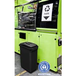 Durable DURABIN ECO 1800503221 odpadkový koš, 60 l, plast, (d x š x v) 590.00 x 590 x 600 mm, černá, 1 ks