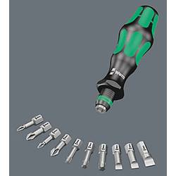 Wera Kraftform Kompakt 10 05056653001 sada bitů, 10dílná, plochý, křížový PH, křížový PZ, TORX, 1/4 (6,3 mm)