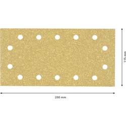 Bosch Accessories EXPERT C470 2608900860 brusný papír s otvory Zrnitost 40 (d x š) 230 mm x 115 mm 10 ks