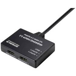 SpeaKa Professional SP-9443508 1 + 2 porty HDMI rozbočovač černá