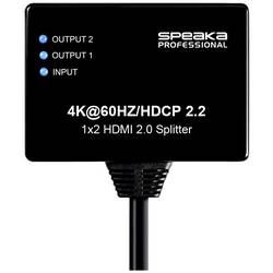 SpeaKa Professional SP-9443508 1 + 2 porty HDMI rozbočovač černá