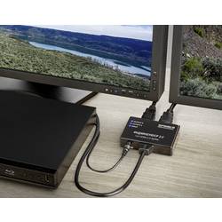 SpeaKa Professional SP-9443508 1 + 2 porty HDMI rozbočovač černá