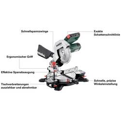 Metabo 610216000 kapovací pila, průměr listu 216 mm, uchycení 30 mm, 1100 W