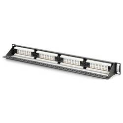Digitus DIGITUS - CAT 6, Klasse E Patch Panel, ungeschirmt patch panel 483 mm (19) CAT 6A černá osazený