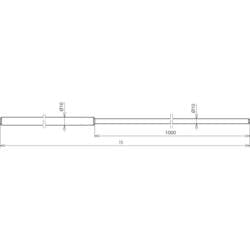 DEHN 103220 FS 16 10 2000 AL Svodná tyč 1 ks