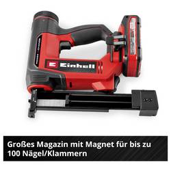 Einhell TE-CN 18/32 Li - Solo, 4257800 akumulátorová hřebíkovačka, bez akumulátoru, bez nabíječky, vč. příslušenství