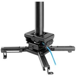 Neomounts CL25-540BL1 stropní držák projektoru stropní držák, nastavitelná výška, otočný, naklápěcí, nakláněcí vzd. země-strop (max.): 90.5 cm černá