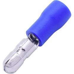 TRU COMPONENTS T1904C051 kulatý faston 1.50 mm² 2.50 mm² částečná izolace modrá 25 ks