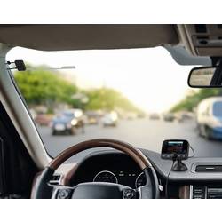 Renkforce RF-CRDAB-100 DAB+ rádio adaptér do auta uchycení přísavkami, streamování hudby přes Bluetooth