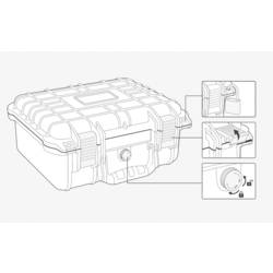 TOOLCRAFT TO-7746849 IP67 outdoorový kufr (d x š x v) 350 x 295 x 150 mm