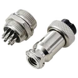 TRU COMPONENTS TC-13895664 kulatý konektor DIN, 1 sada