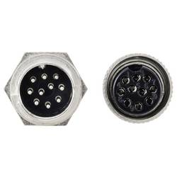 TRU COMPONENTS TC-13895664 kulatý konektor DIN, 1 sada