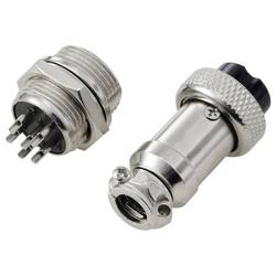 TRU COMPONENTS TC-13895648 kulatý konektor DIN, 1 sada