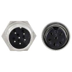 TRU COMPONENTS TC-13895648 kulatý konektor DIN, 1 sada
