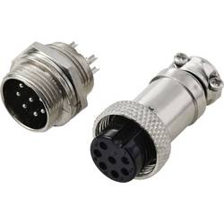 TRU COMPONENTS TC-13895652 kulatý konektor DIN, 1 sada