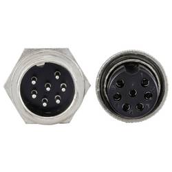 TRU COMPONENTS TC-13895652 kulatý konektor DIN, 1 sada