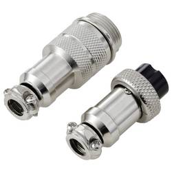 TRU COMPONENTS TC-13895620 kulatý konektor DIN, 1 sada