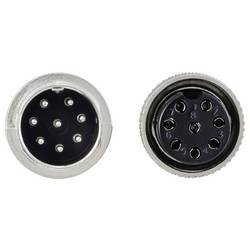 TRU COMPONENTS TC-13895620 kulatý konektor DIN, 1 sada