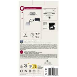 Paulmann 93483 Nova vestavné svítidlo, LED, LED, 6 W, železo (kartáčované), sada 3 ks