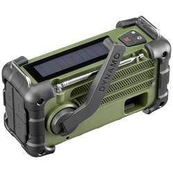 Sangean MMR-99 FM Green A500482 outdoorové rádio, FM, AM, nouzové rádio, Bluetooth, Solární panel, voděodolné, prachotěsné, zelená