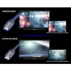 SpeaKa Professional HDMI / optické vlákno kabel Zástrčka HDMI-A, Zástrčka HDMI-A 40 m černá SP-12842672 8K UHD, AOC (aktivní optický kabel) HDMI kabel