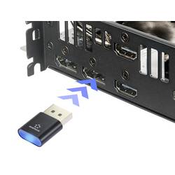 Renkforce RF-6685714 DisplayPort EDID emulátor černá 4K UHD