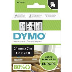 etikety DYMO D1 53713 polyester Barva pásky: bílá Barva písma:černá 24 mm 7 m