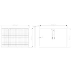 Sygonix monokrystalický solární panel, 100 W, 18.62 V
