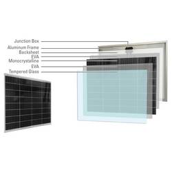 Sygonix monokrystalický solární panel, 100 W, 18.62 V