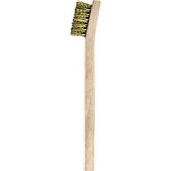 TOOLCRAFT kartáč na zapalovací svíčky dřevo, mosaz 200 mm 1 ks
