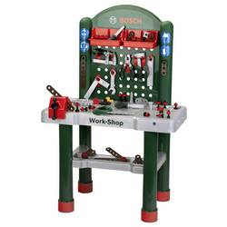 Theo Klein 8710 Pracovní seminář Theo Klein 8710 Bosch, 82 ks Příslušenství I plně vybavený dětský pracovní stůl vč. Svěráku a odkládací skříňky I - hračky pro
