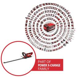 Einhell GC-CH 1855/1 Li Kit (1x2,5 Ah) Power X-Change akumulátor Aku nůžky na živý plot vč. nabíječky, + akumulátor 18 V Li-Ion 620 mm