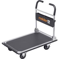 Meister Werkzeuge 8985630 skládací, s odkládací přihrádkou plošinový vozík, ocel, max. zatížení 300 kg