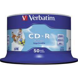 Verbatim 43438 CD-R 80 700 MB 50 ks vřeteno s potiskem
