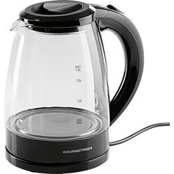 GourmetMaxx rychlovarná konvice, bezšňůrová, indikátor, černá, 15481