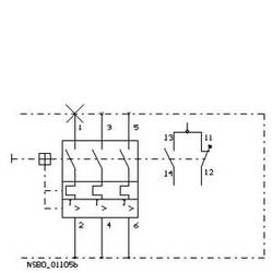 Siemens 3RV1611-1AG14 měnič napětí 1 ks 1 rozpínací kontakt, 1 spínací kontakt, 1 přepínací kontakt Rozsah nastavení (proud): 1.4 A (max) Spínací napětí