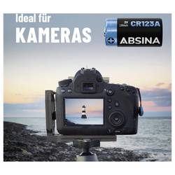 Absina speciální typ baterie CR-123A lithiová 1300 3 V 4 ks