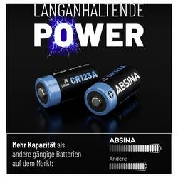 Absina speciální typ baterie CR-123A lithiová 1300 3 V 4 ks