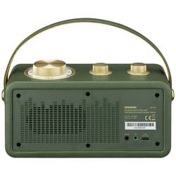 Sangean RA-101 A500523 Akumulátorové rádio, FM, Bluetooth, AUX, s akumulátorem, zelená, zlatá
