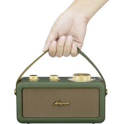 Sangean RA-101 A500523 Akumulátorové rádio, FM, Bluetooth, AUX, s akumulátorem, zelená, zlatá