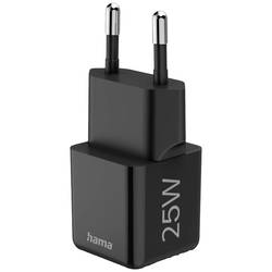 Hama USB nabíječka, USB Power Delivery (USB-PD) , 1x USB-C®, 25.00 W, Dodávka energie, černá