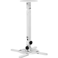 Hama 00220880 stropní držák projektoru nastavitelná výška, nakláněcí, naklápěcí vzd. země-strop (max.): 635 mm bílá