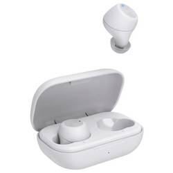 Hama špuntová sluchátka (In Ear) Bluetooth® stereo bílá Nabíjecí pouzdro sportovní
