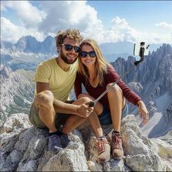 Hama selfie tyč černá