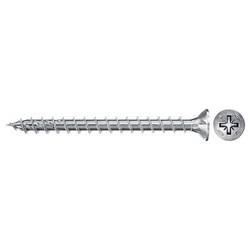 Fischer 670193 Power-Fast II CZF šrouby do dřevotřísky 4 mm 30 mm křížová drážka Pozidriv ocel galvanizováno zinkem 100 ks