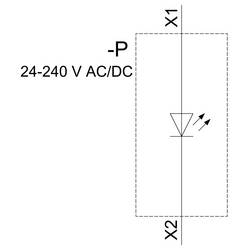 Siemens 3SU1401-1BH20-3AA0 LED modul červená 240 V 1 ks