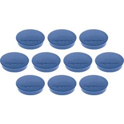 magnetoplan magnet Discofix Standard (Ø x v) 30 mm x 8 mm kulatý tmavě modrá 10 ks 1664214