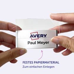 Avery-Zweckform DPC6422A-10 zásuvný štítek se jménem 64 mm x 22 mm bílá